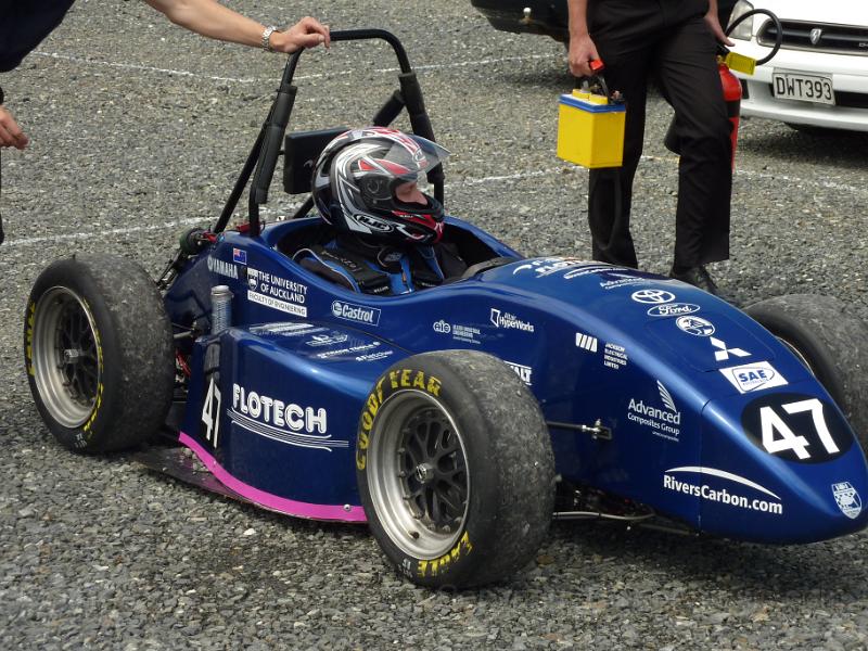 P1000634.JPG - University of Auckland's Formula SAE car.  Formula SAE is a class of racing open to university engineering departments.